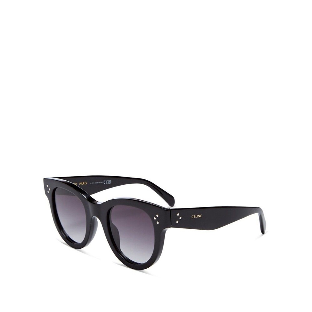 Celine Bold 3 Dots Black Frames Sunglasses Gradient Lenses 48mm